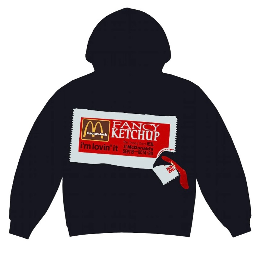 Travis Scott X CPFM 4 CJ Ketchup Hoodie Black
